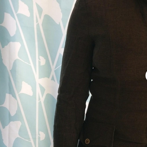 Olsen Europe Womens Designer Made in Poland Linen shirt Dress us6 - Picture 3 of 7